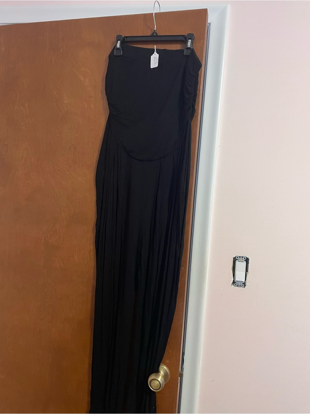 Lightweight strapless jumpsuit